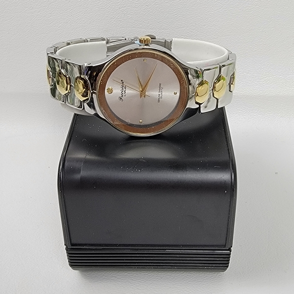 Men's Precision by Gruen Watch Genuine Diamond Quartz New - Picture 2 of 7
